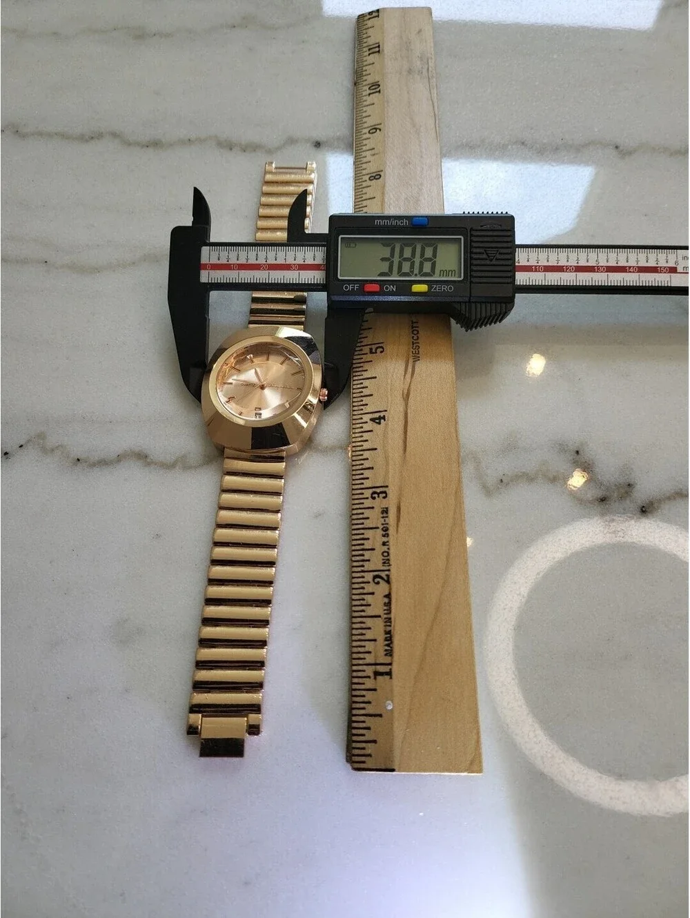 Womens Watch Cherry Shirley RoseGold Tone Square Face New Battery Working